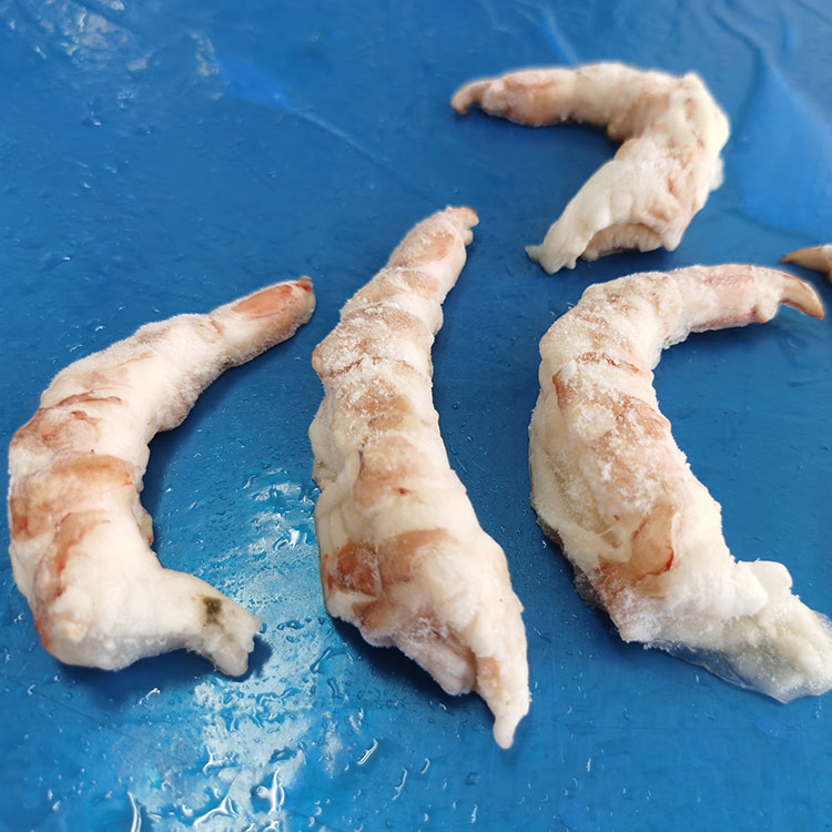 껍질을 벗기고 내장을 제거한 냉동 아르헨티나 붉은 새우